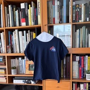 Maeve Navy Blue Short Sleeve Tee